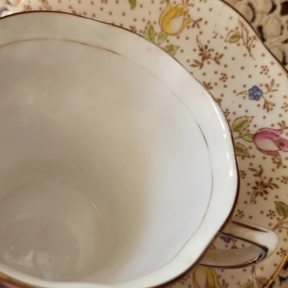 Rosine bone china,made in England cup and‎ saucer